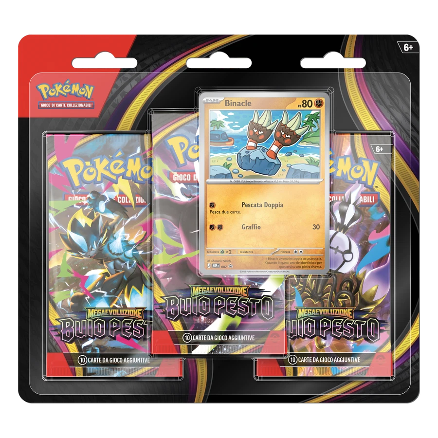 Mega Evolution Pitch Black Binacle 3 Pack Blister