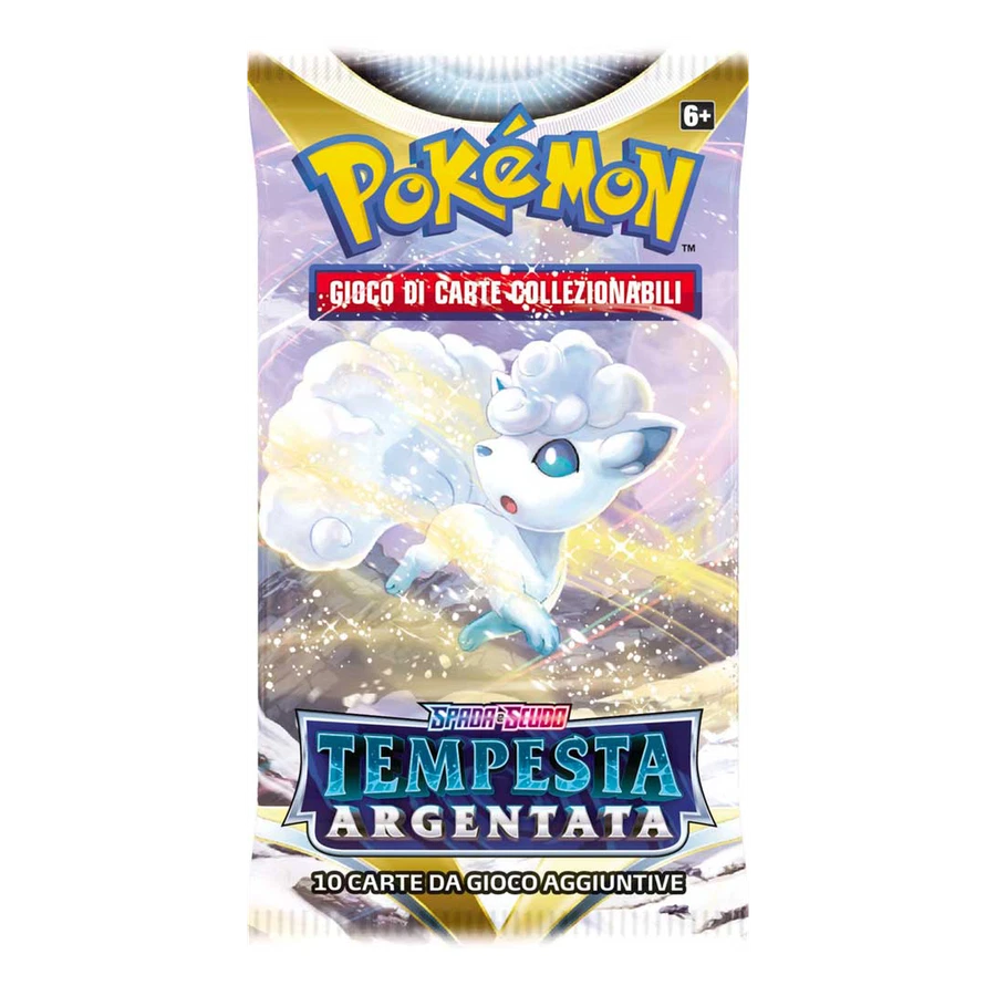 Sword & Shield Silver Tempest Artwork Alolan Vulpix Booster Pack