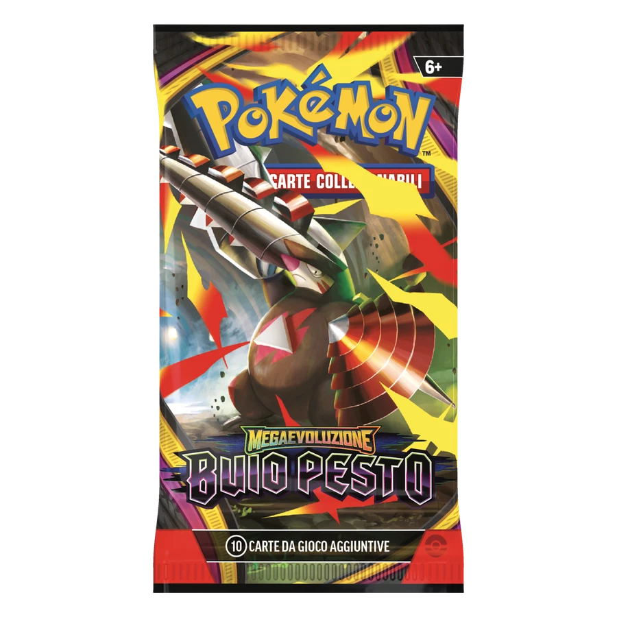 Mega Evolution Pitch Black Artwork Mega Excadrill Booster Pack