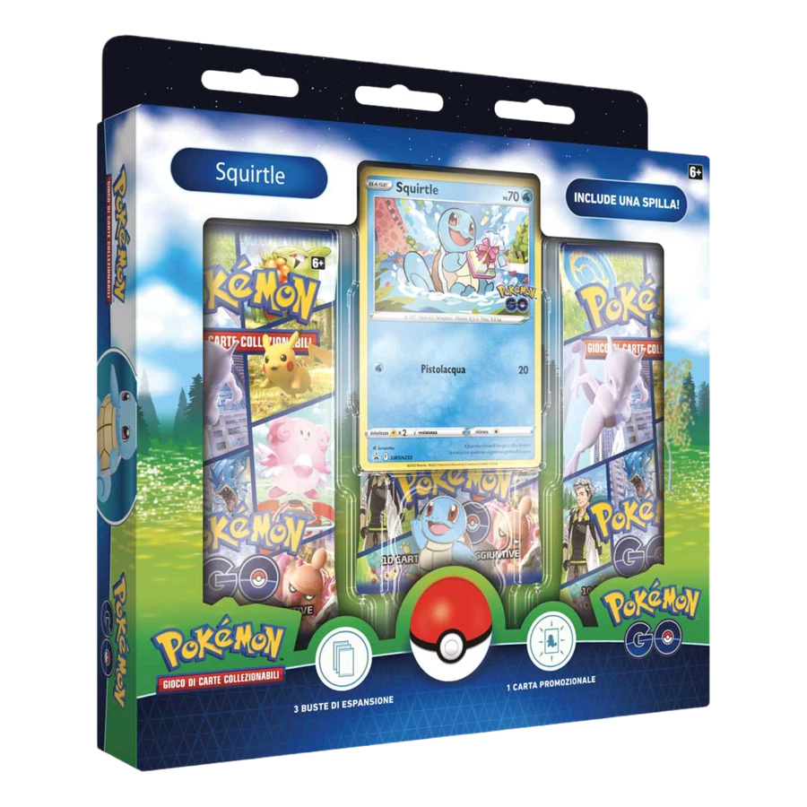 Sword & Shield Pokemon GO Squirtle Pin Collection