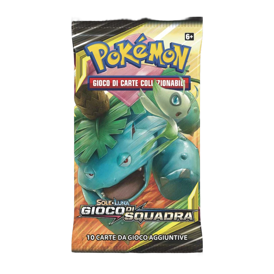 Sun & Moon Team Up Artwork Celebi & Venusaur Booster Pack