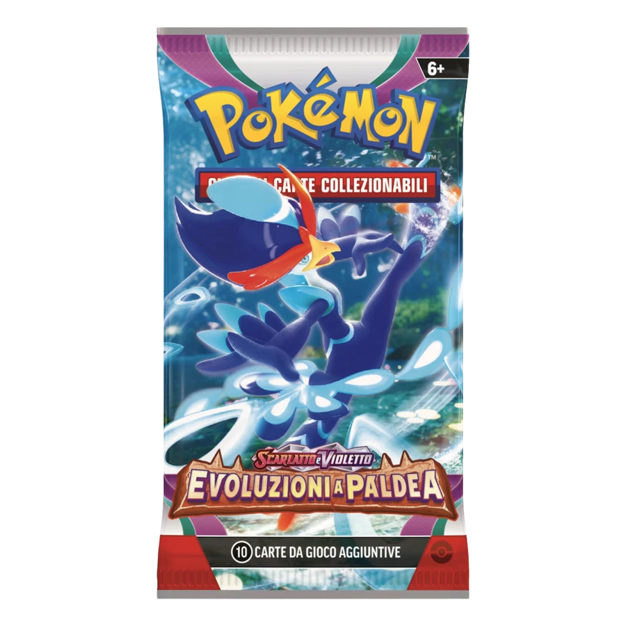 Scarlet & Violet Paldea Evolved Artwork Quaquaval Booster Pack
