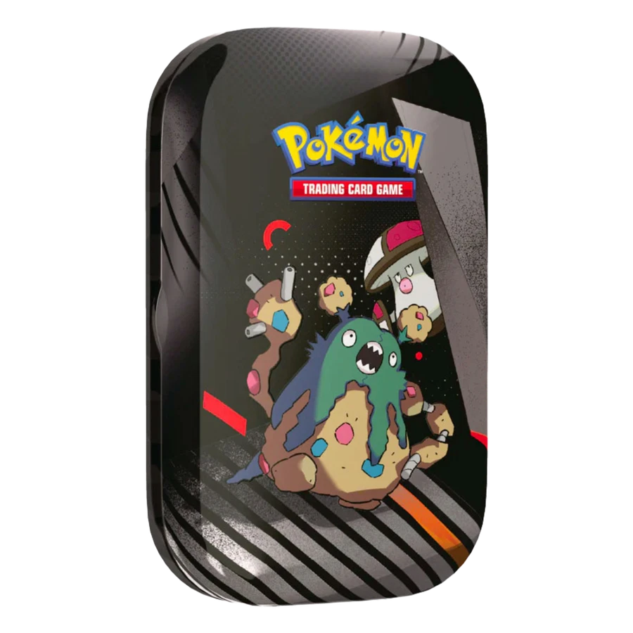 Scarlet & Violet Black Bolt & White Flare Unova Garbodor & Foongus Mini Tin