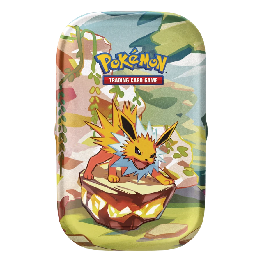 Scarlet & Violet Prismatic Evolutions Jolteon Mini Tin