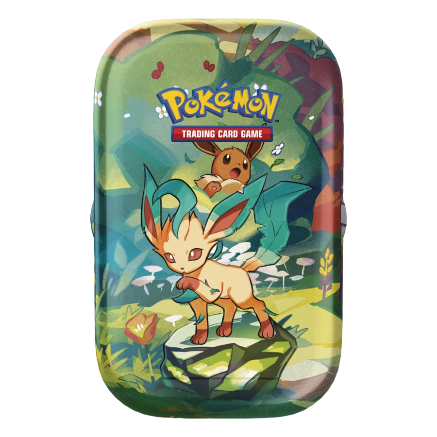 Scarlet & Violet Prismatic Evolutions Leafeon Mini Tin