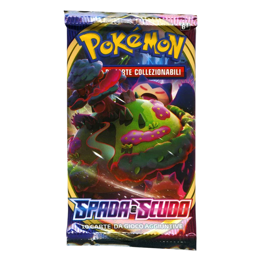 Sword & Shield Artwork Snorlax VMAX Booster Pack