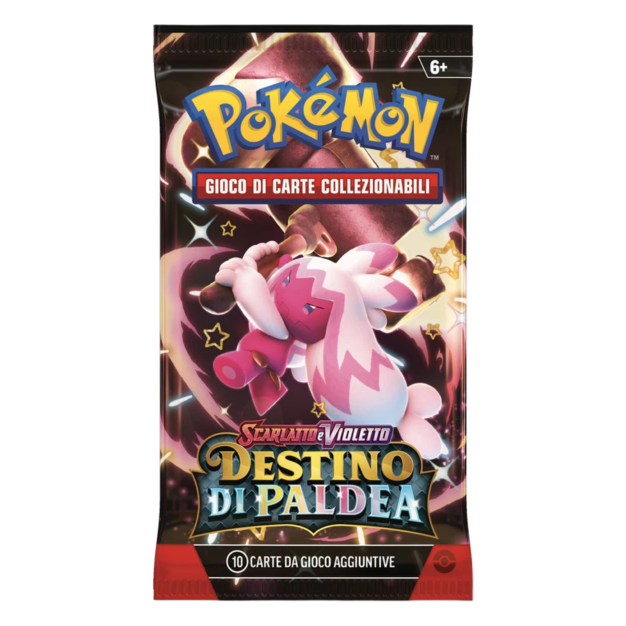 Scarlet & Violet Paldean Fates Booster Pack Artwork Tinkaton