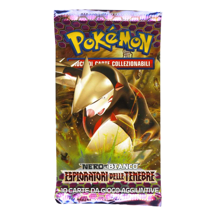 Black & White Dark Explorers Artwork Excadrill Booster Pack