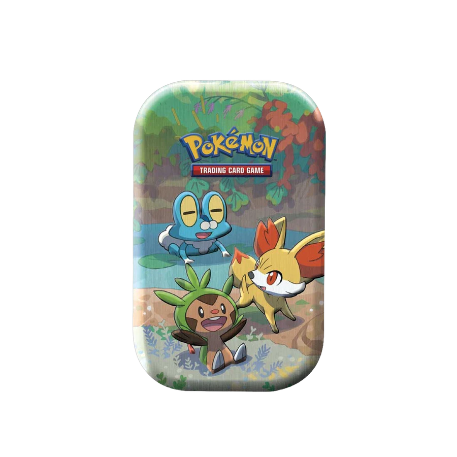 Sword & Shield Celebrations Kalos Starter: Chespin, Fennekin & Froakie Mini Tin