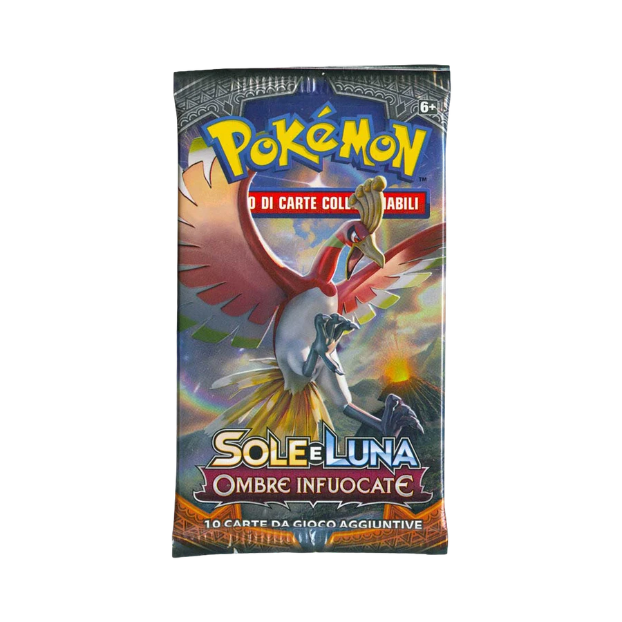 Sun & Moon Burning Shadows Artwork Ho-Oh Booster Pack