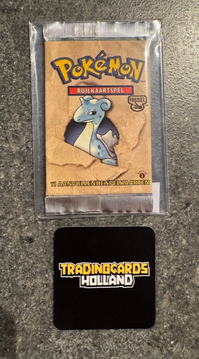 Fossil First Edition Booster Pack — Lapras