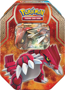 Groudon-EX Tin