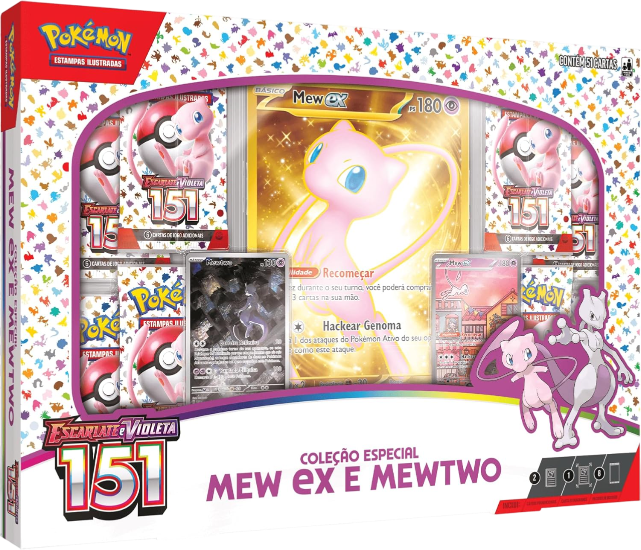 151 Mew ex & Mewtu Spezial-Kollektion