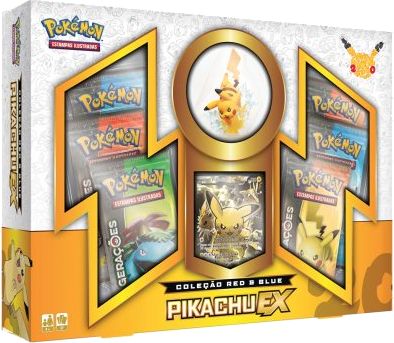 Pikachu-EX Red & Blue Colección