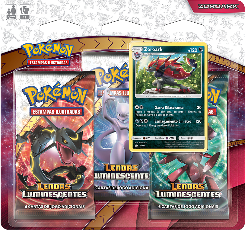 Shining Legends Three-Pack Blister — Zoroark