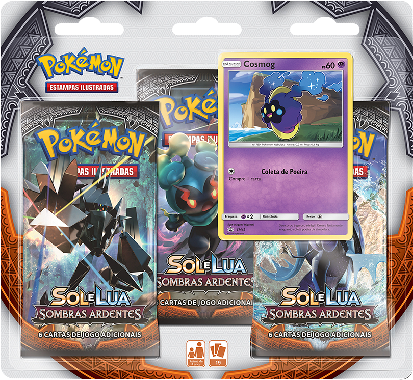 Burning Shadows Three-Pack بليستر — Cosmog