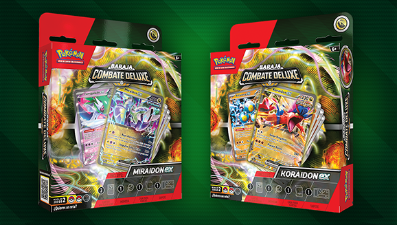 Miraidon ex Mazo de Combate Deluxe | Koraidon ex Mazo de Combate Deluxe