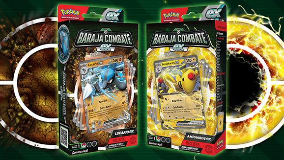 Ampharos ex Battle Deck & Lucario ex Battle Deck