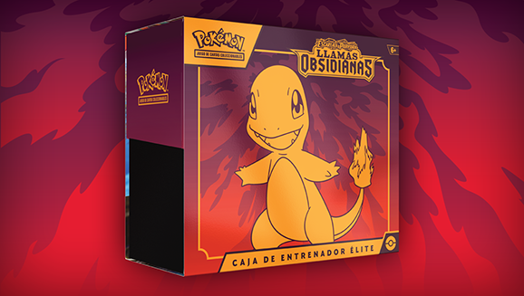 Escarlata y Púrpura—Llamas Obsidianas Caja de Entrenador Élite