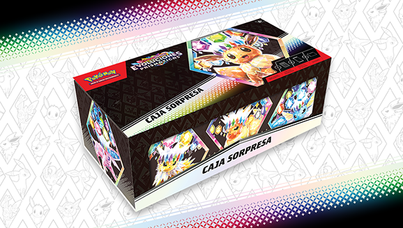 Escarlata y Púrpura—Evoluciones Prismáticas Sorpresa Caja