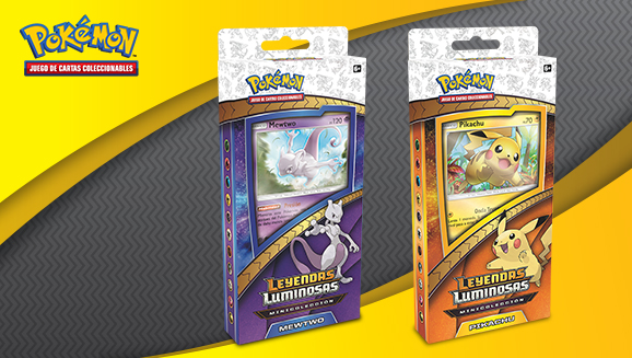 Leyendas Luminosas Pikachu & Mewtwo Minicolecciones (2 Sobres)