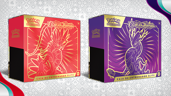 Escarlata y Púrpura Caja de Entrenador Élite — Miraidon