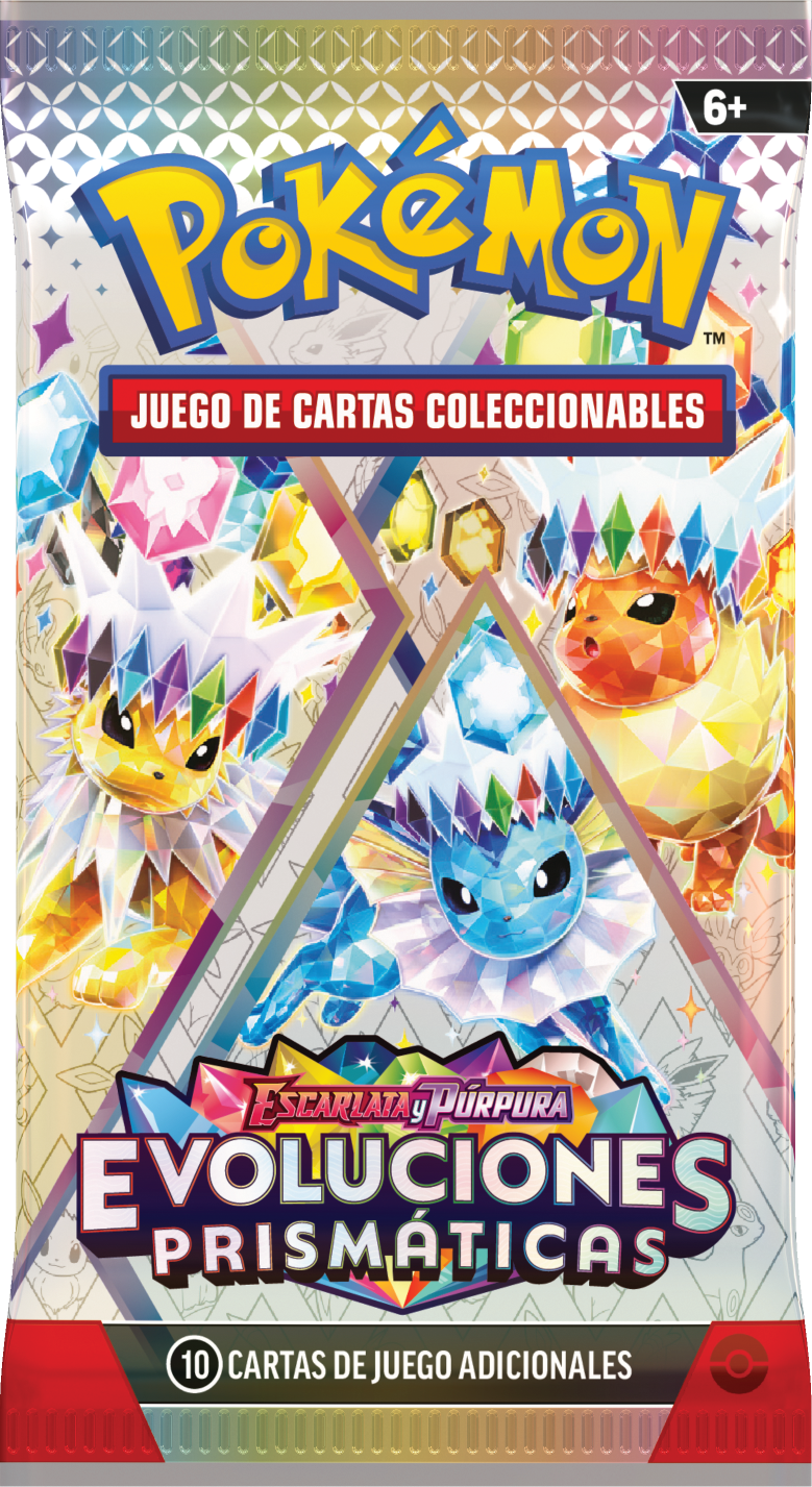 Evoluciones Prismáticas Sobre de refuerzo — Jolteon, Vaporeon & Flareon