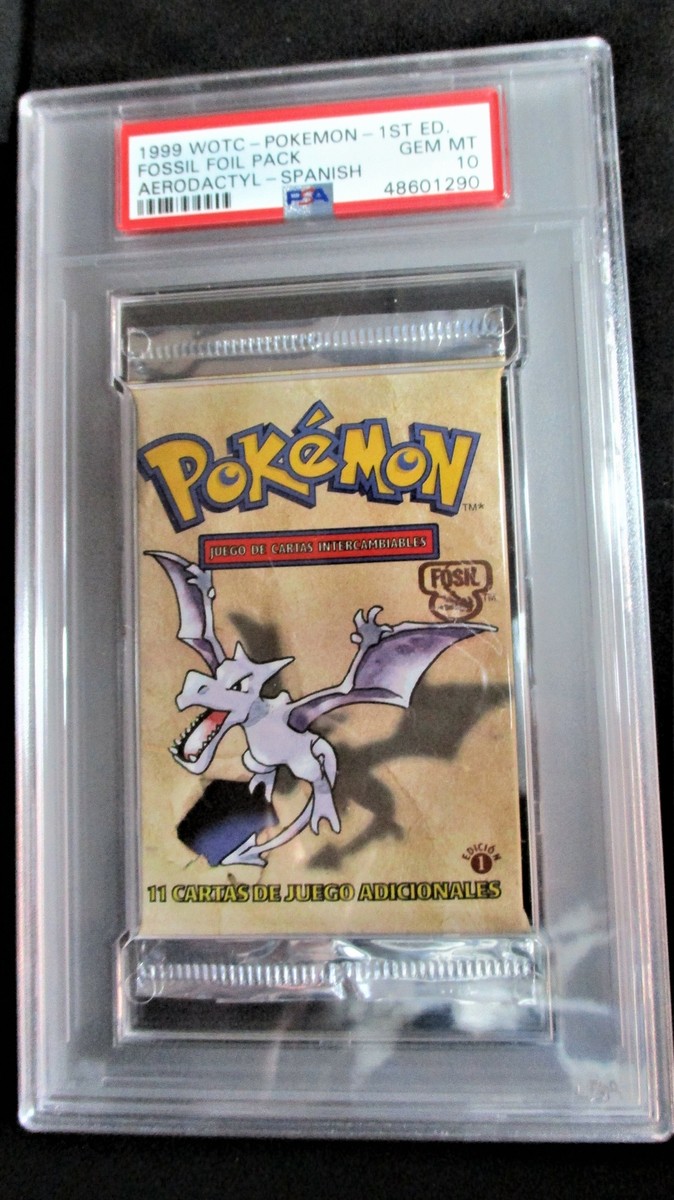Fossil Boosterpack — Aerodactyl — Erste Edition